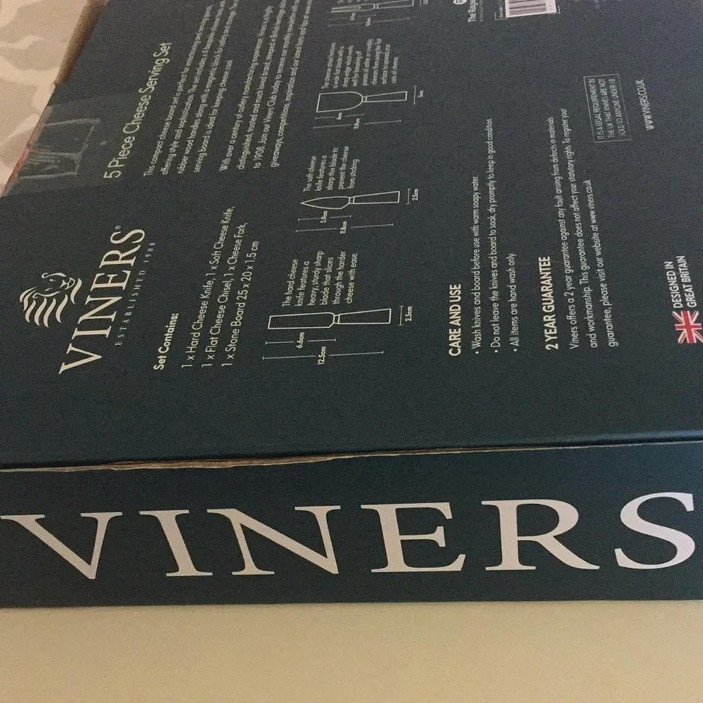 VINERS 5 PIECE CHEESE SERVING SET